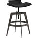 Bancroft 33.5 inch Onyx Adjustable Stool